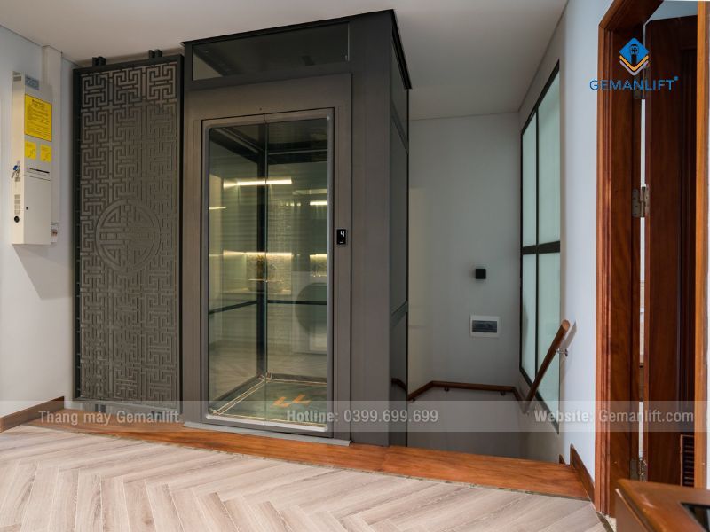 giá thang máy kính nhập khẩu nguyên chiếc từ Trung Quốc
