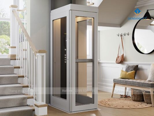 mẫu thang máy mini lắp đặt cho nhà phố