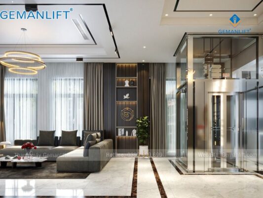 lắp đặt thang máy gia đình 3 tầng gemanlift